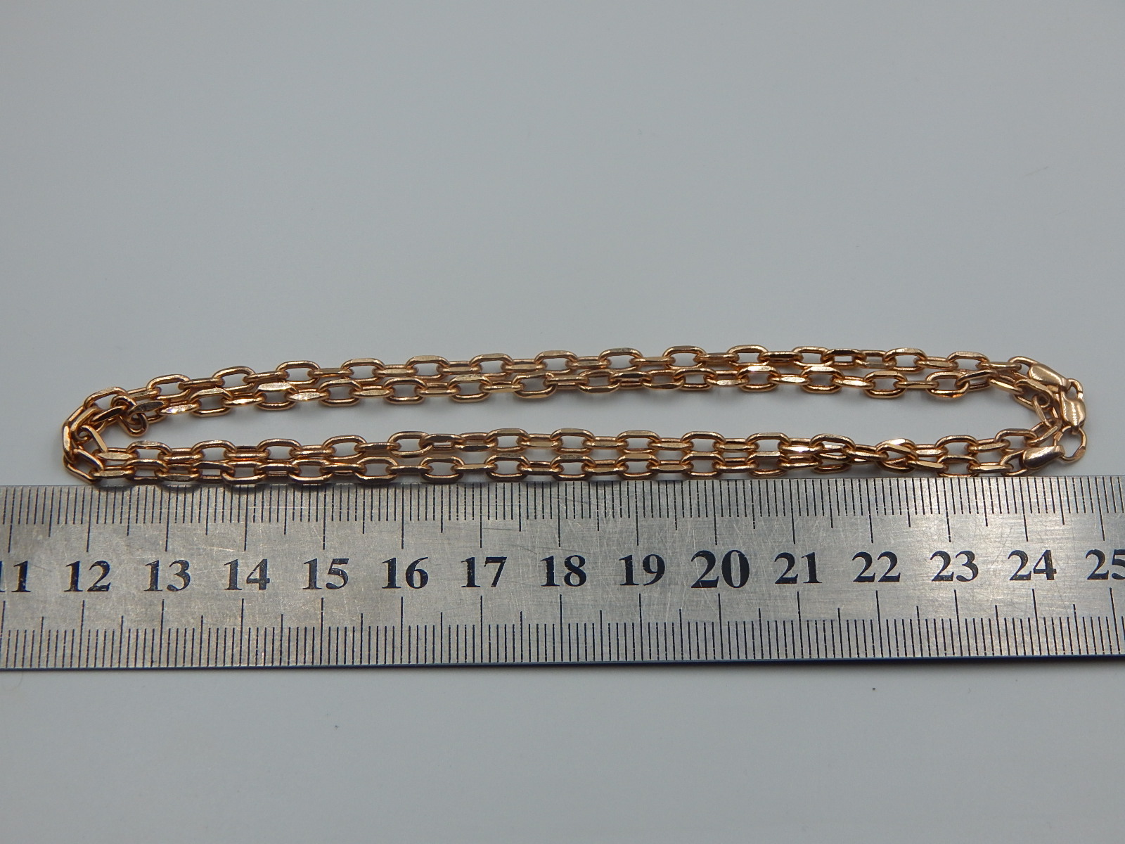 Ланцюжок з червоного золота з плетінням Якірне (33740095) 3