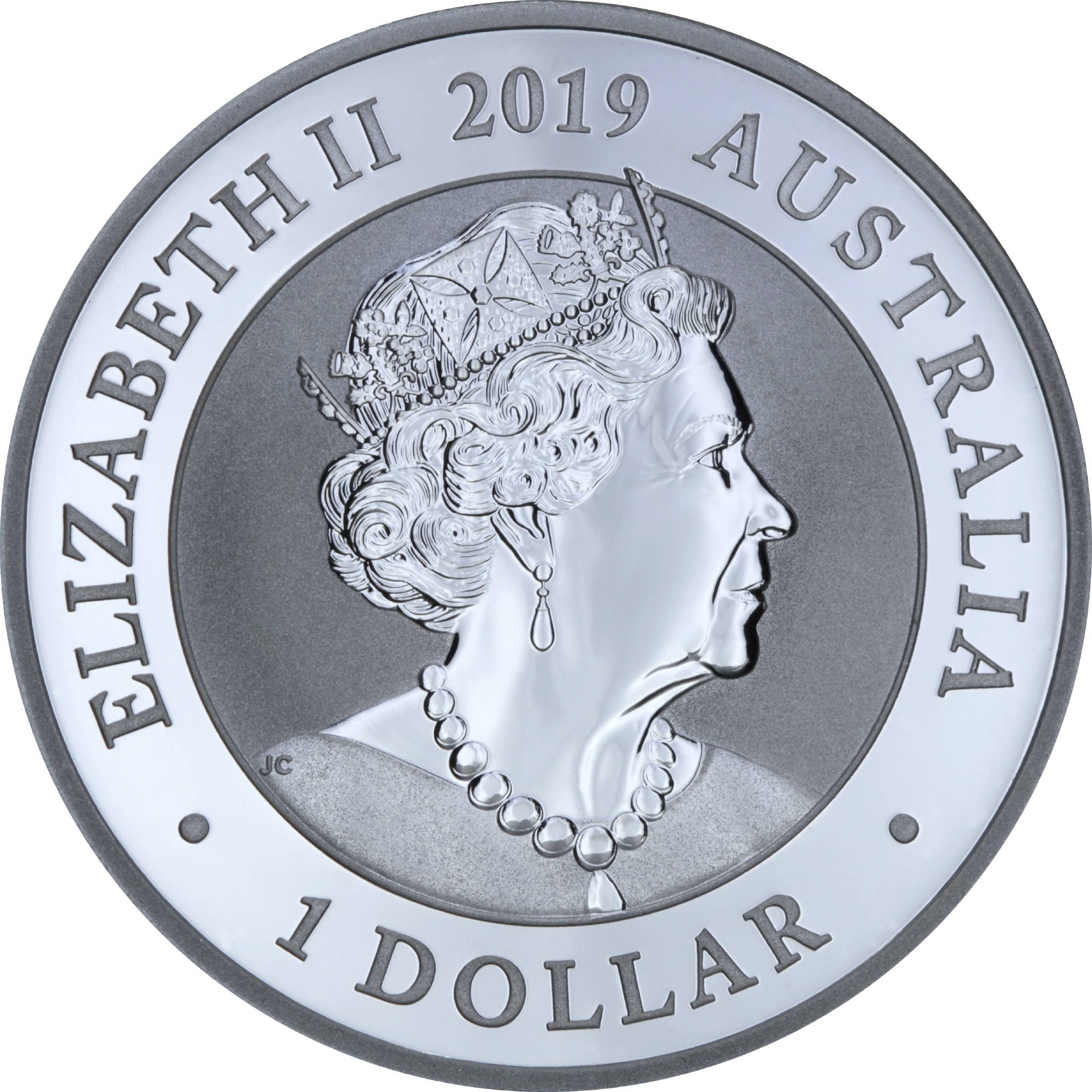 Серебряная монета 1oz Австралийский лебедь 1 доллар 2019 Австралия (33214217) 1
