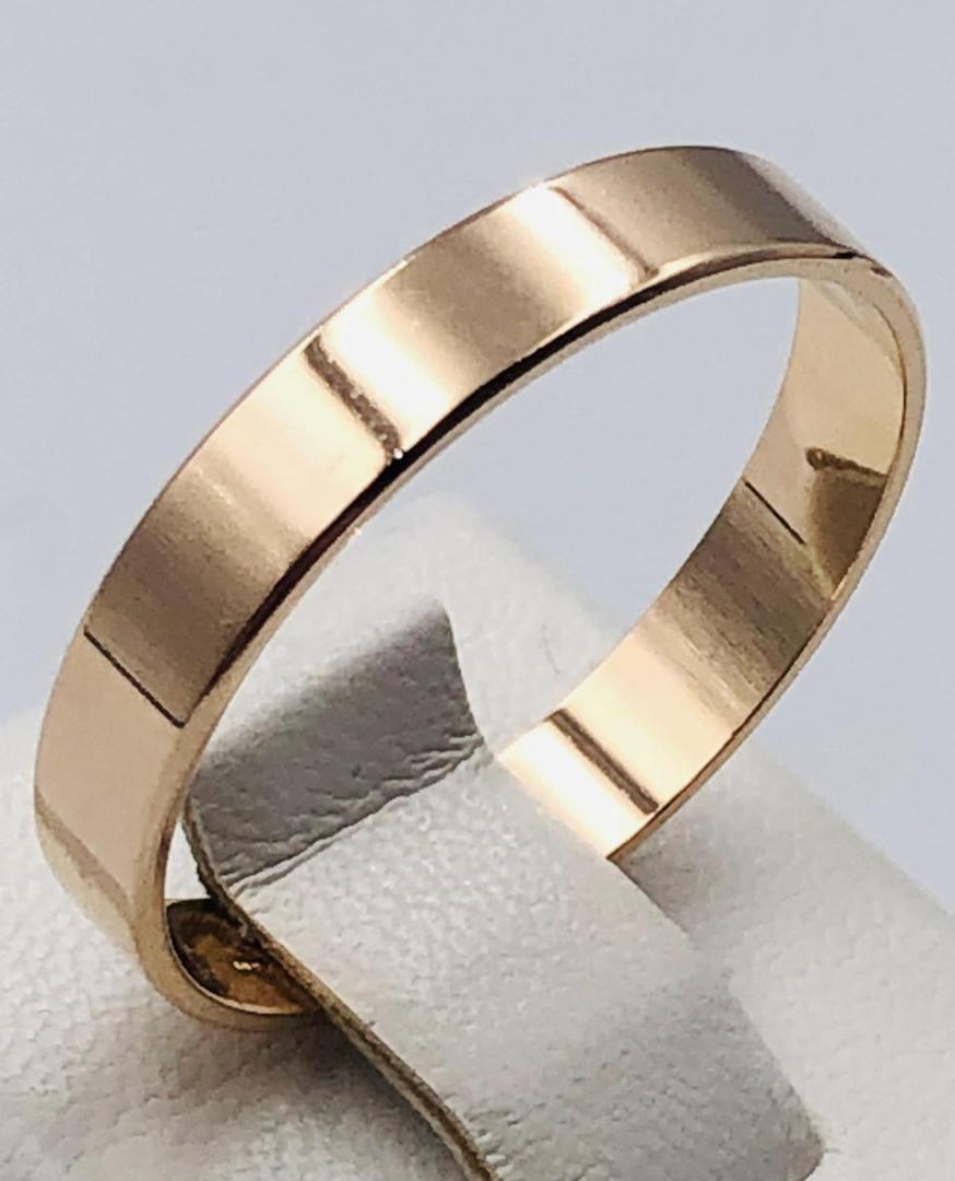 Обручальное кольцо из красного золота (32375342) 0