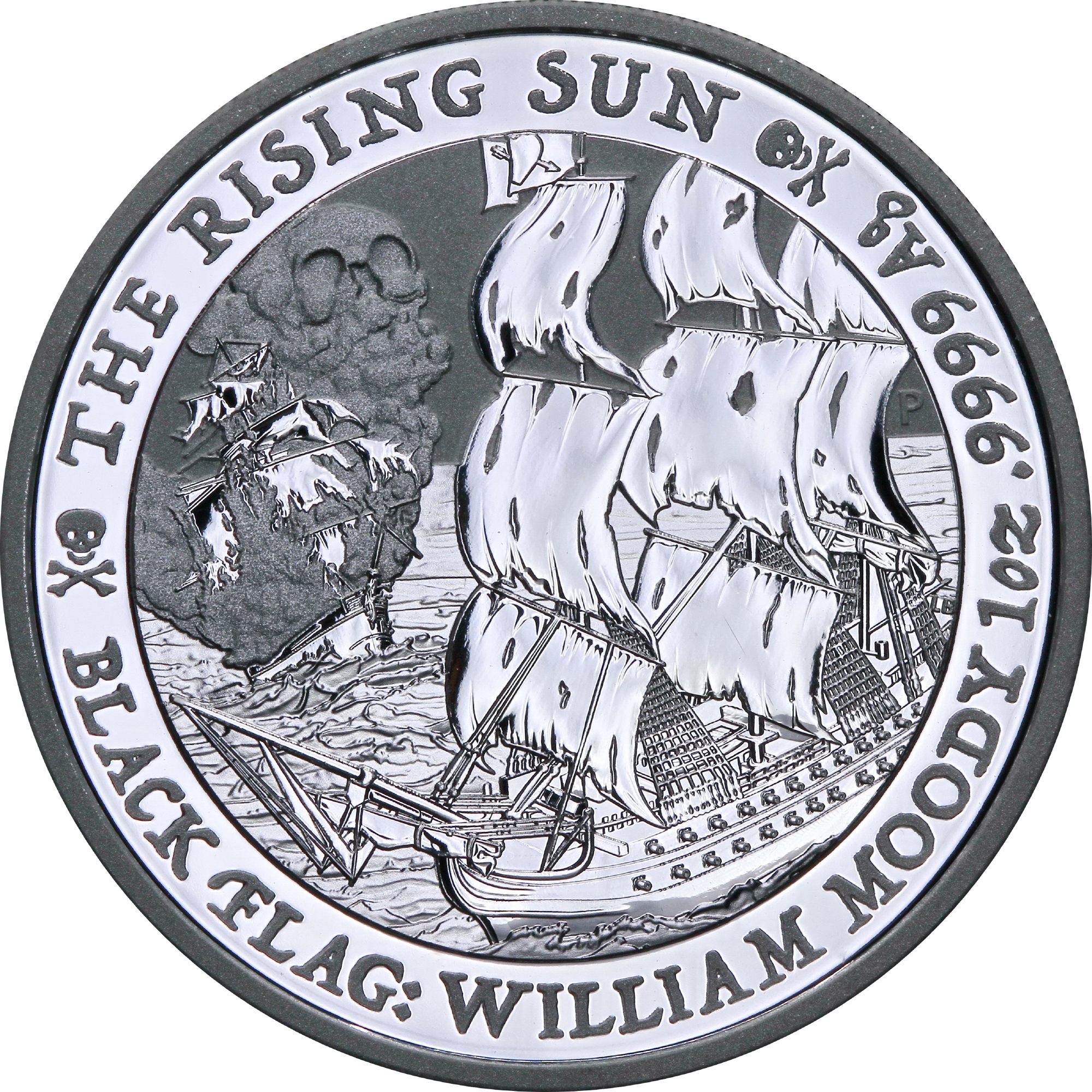 Серебряная монета 1oz Пиратский корабль Восходящее Солнце 1 доллар 2022 Тувалу (29128392) 8