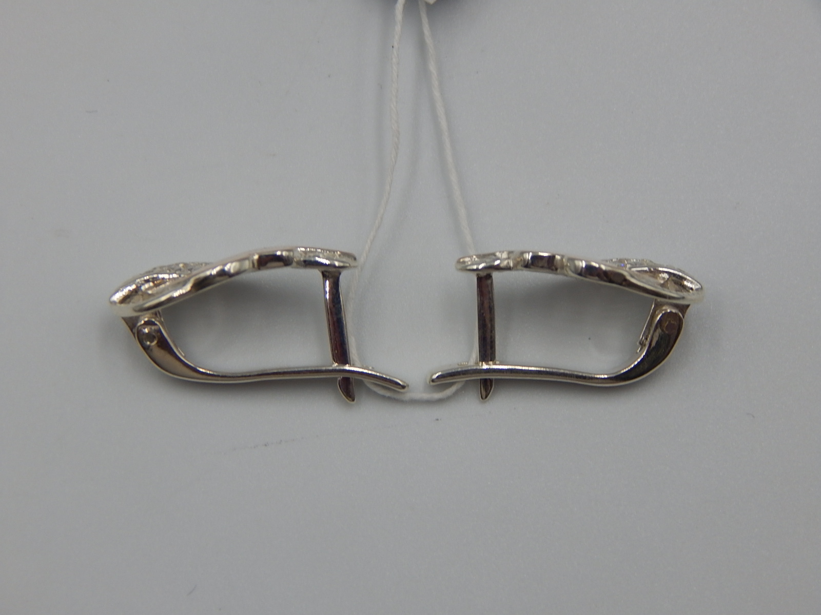 Серебряные серьги с позолотой и цирконием (32212664) 3