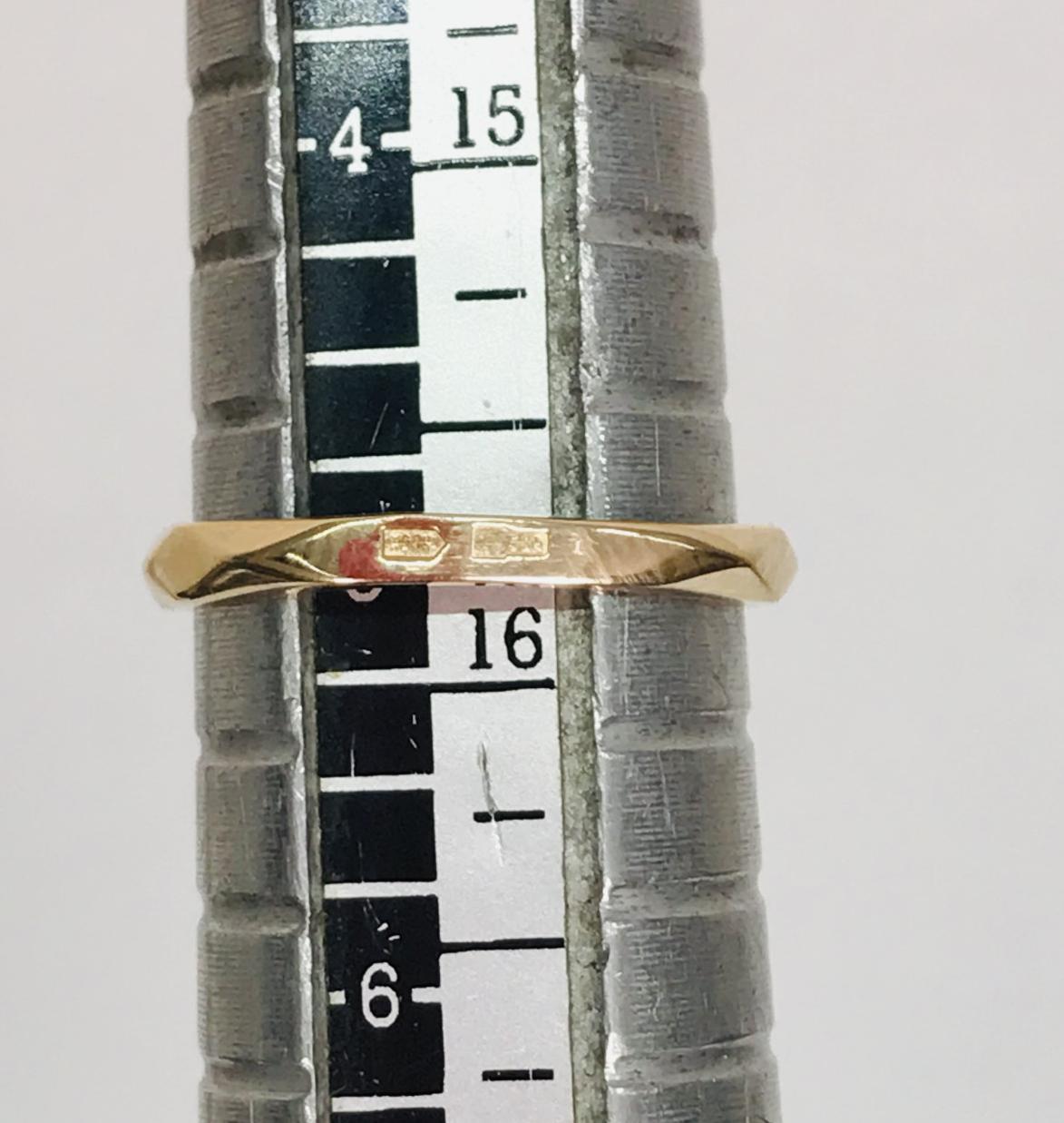 Кольцо из красного золота с цирконием (33795175) 3
