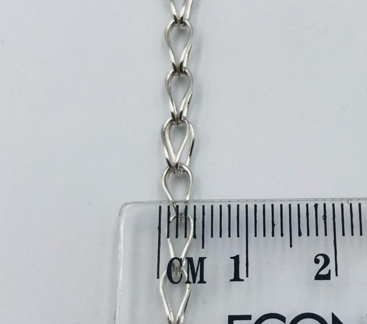 Серебряная цепь с плетением Фантазийное (32537485) 1