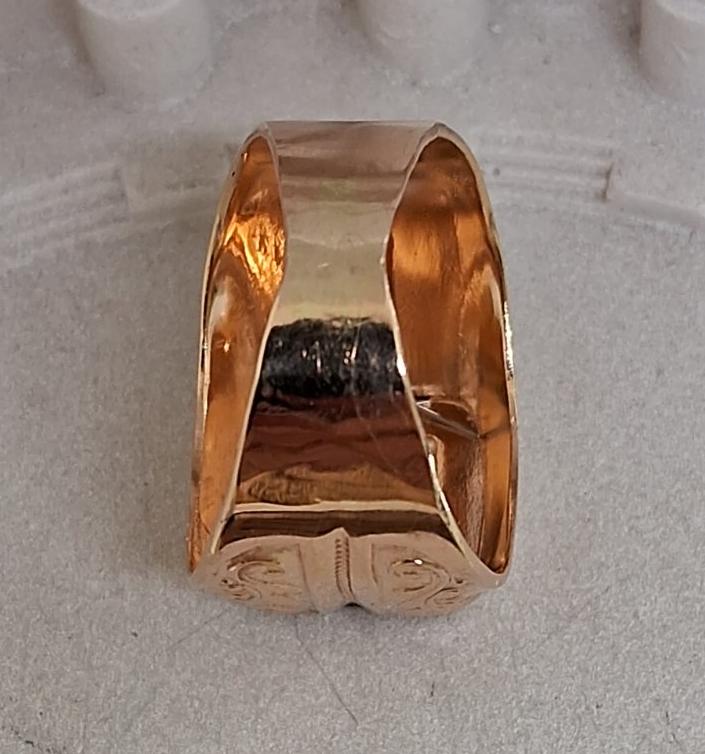 Перстень из красного и белого золота с бриллиантом (-ми) (32658561) 8