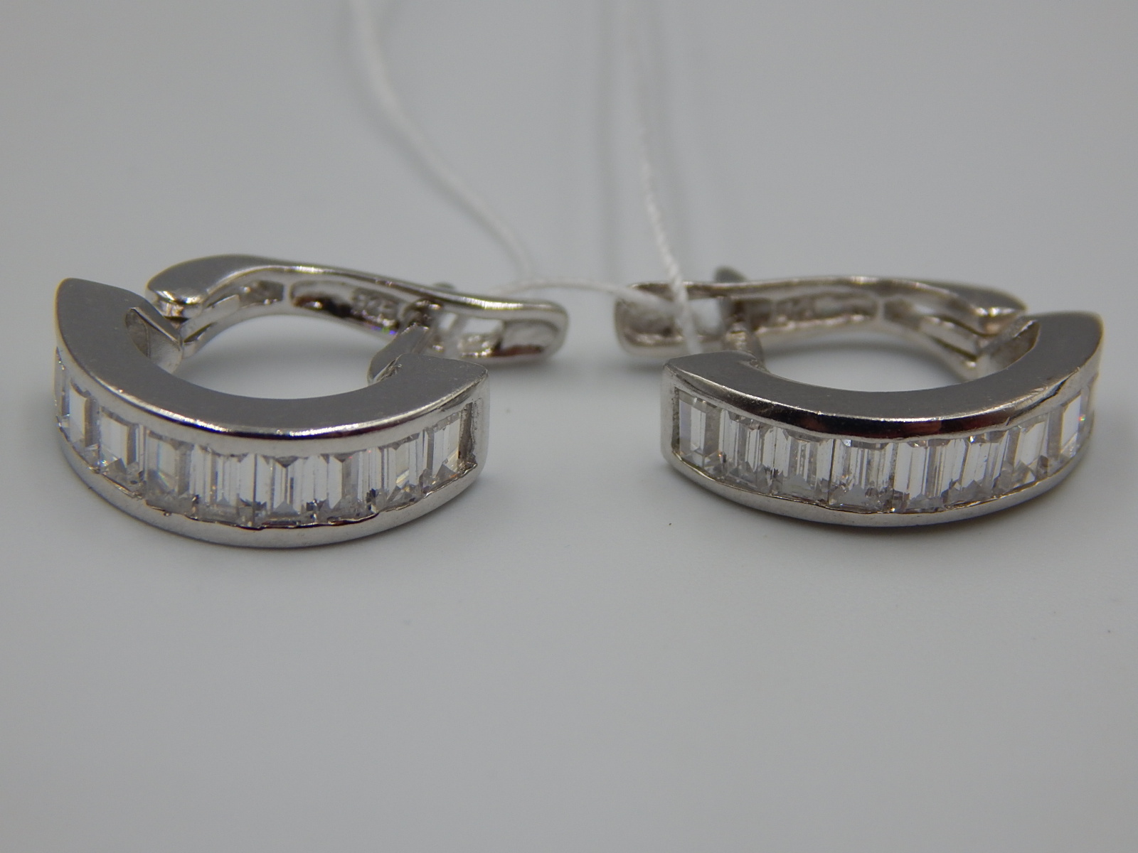 Срібні сережки з цирконієм (33746588) 3