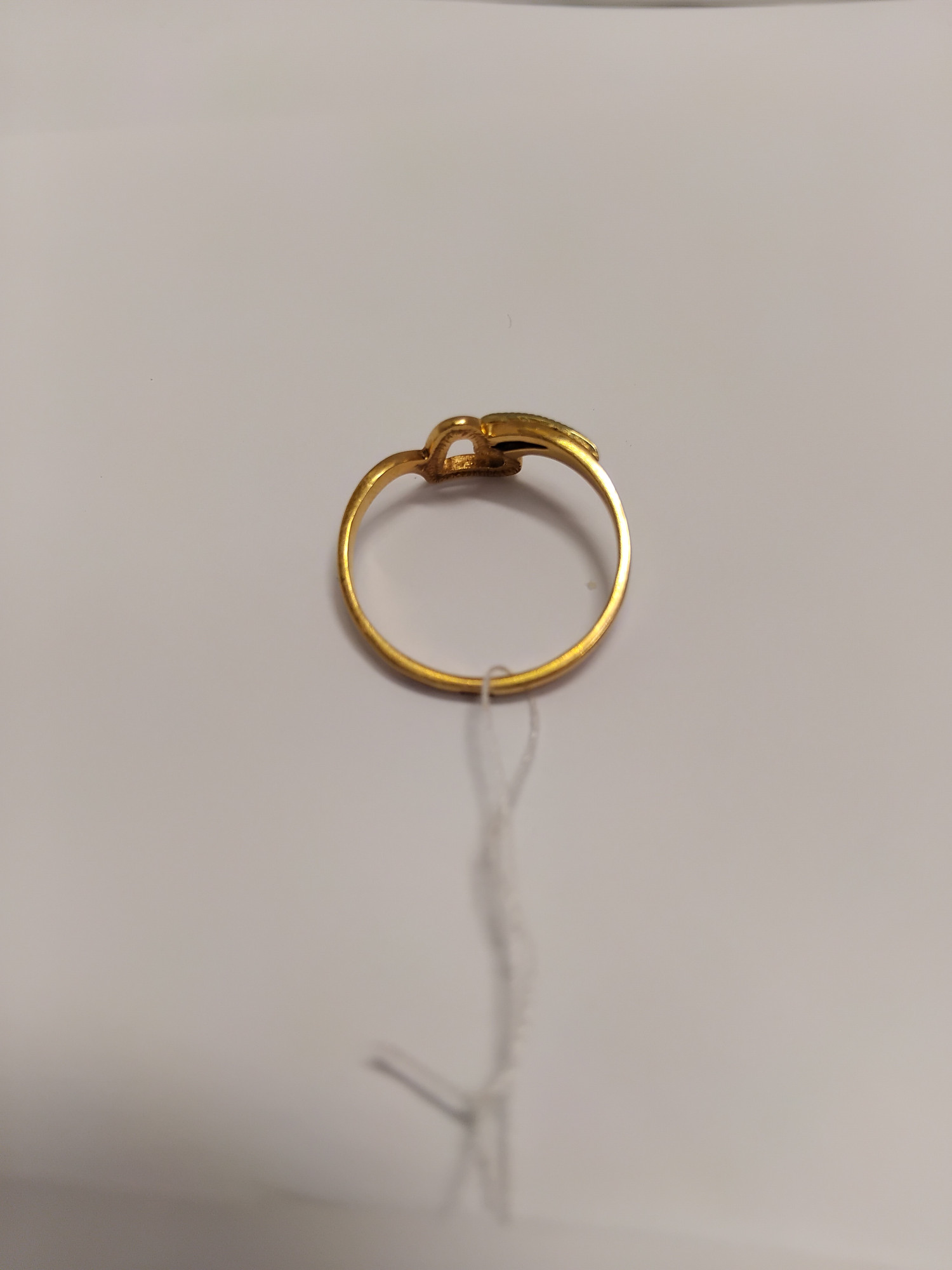 Кольцо из красного и белого золота с цирконием (33776524)  5