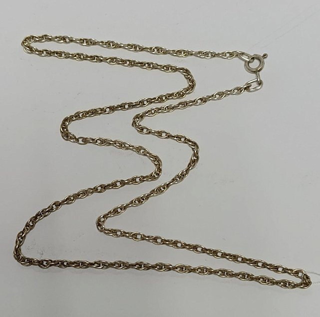 Серебряная цепь с плетением Кордовое (33744876) 1