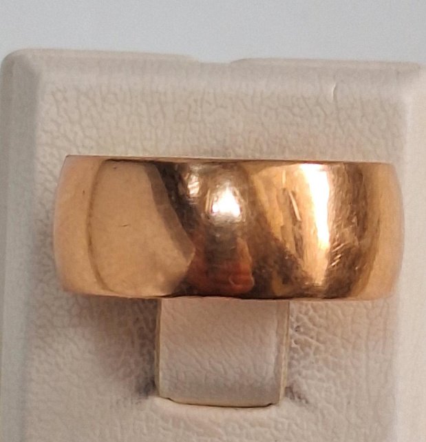 Обручальное кольцо из красного золота (33724925) 0