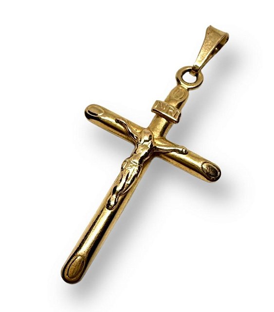 Подвес-крест из красного золота (29611734) 0