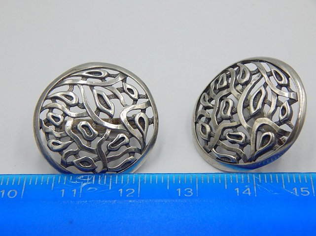 Срібний набір - сережки, каблучка та кулон (33003468) 10