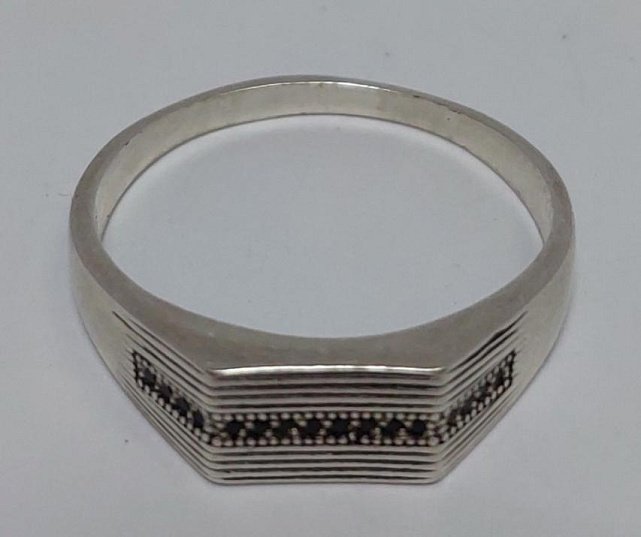Срібний перстень із цирконієм (33758847) 1