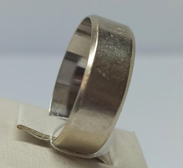 Обручальное кольцо из белого золота (33760128)  1