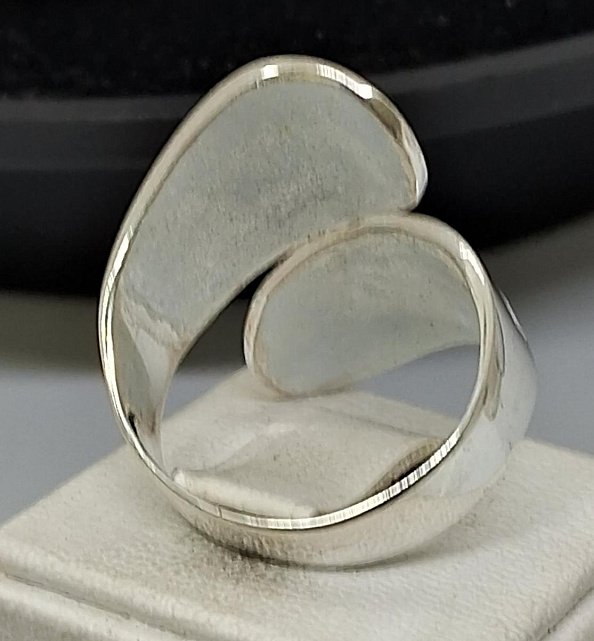 Серебряный набор с эмалью - серьги и кольцо (33376471) 5