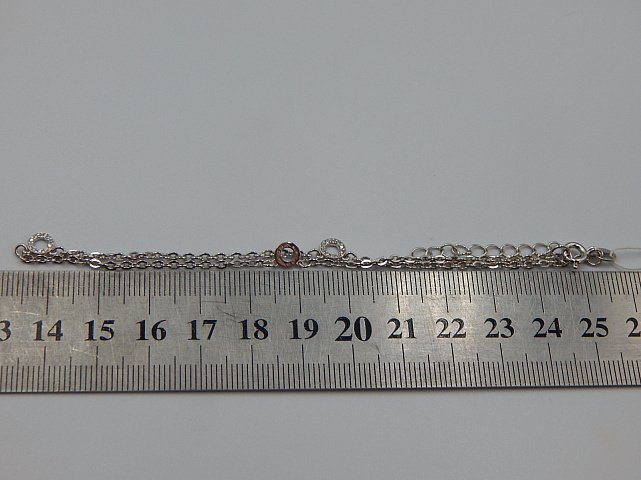 Срібний браслет із цирконієм (30982739) 1