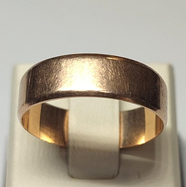 Обручальное кольцо из красного золота (33798773) 0