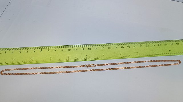 Цепь из красного золота с плетением морское Якорное (33025646) 1