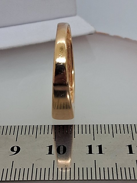 Перстень з червоного золота з цирконієм (33779644) 9