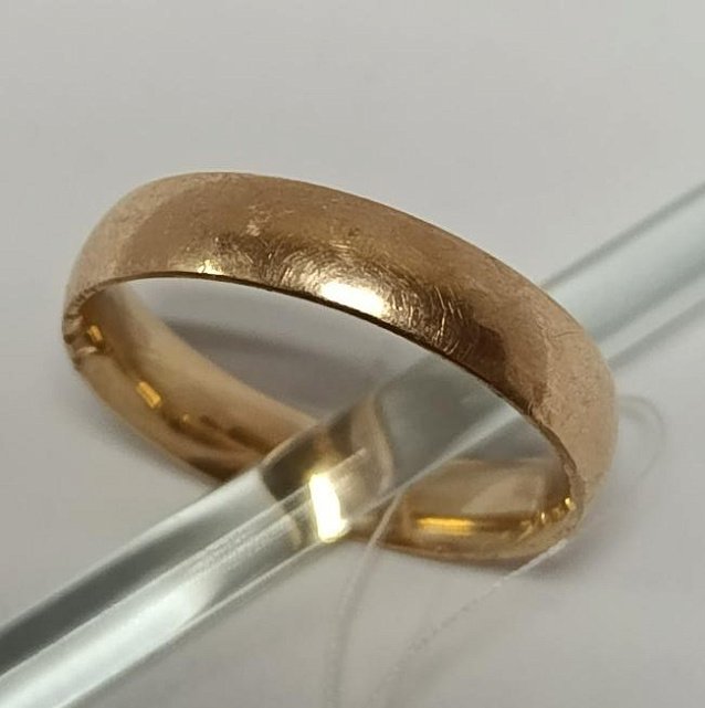 Обручальное кольцо из красного золота (33804829) 0