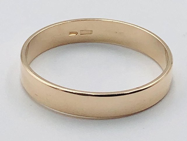 Обручальное кольцо из красного золота (32375342) 1