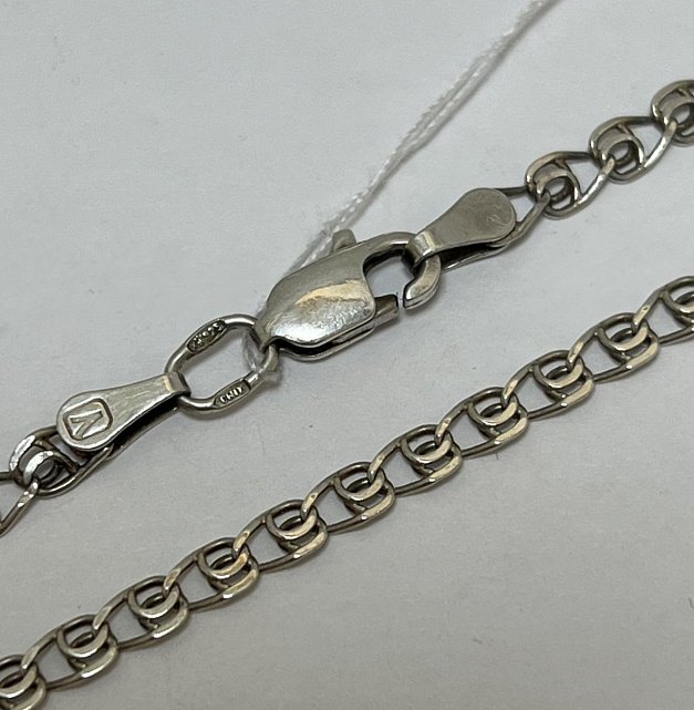 Серебряная цепь с плетением Лав (33800150) 0