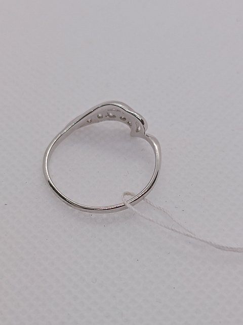 Серебряное кольцо с цирконием (33777530) 3
