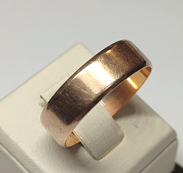 Обручальное кольцо из красного золота (33798773) 1