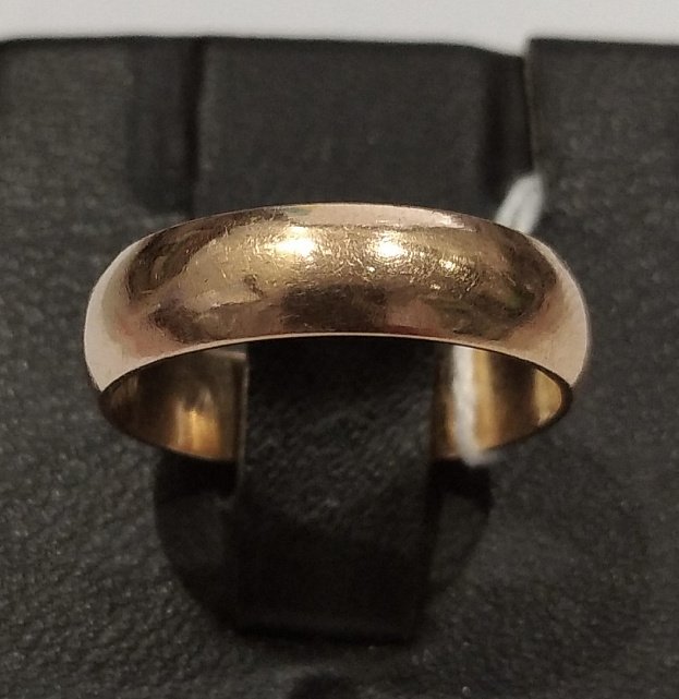 Обручальное кольцо из красного золота (33238170)  0