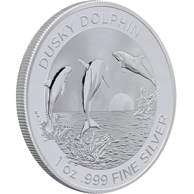 Серебряная монета 1oz Темный Дельфин 1 доллар 2022 Австралия (29128422) 9