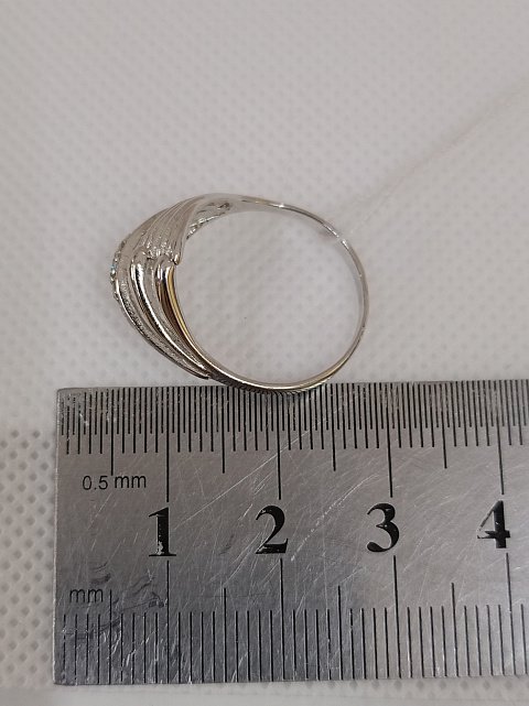 Серебряное кольцо с цирконием (33769577) 5