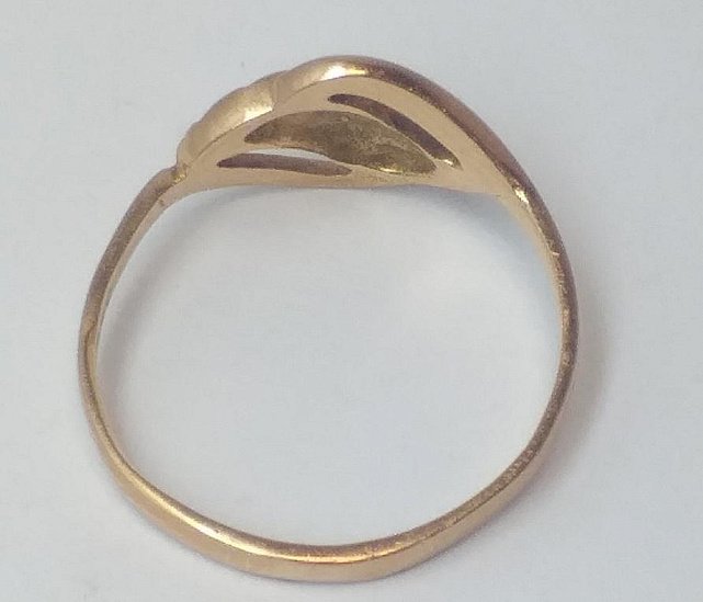Кольцо из красного и белого золота (33506166) 2