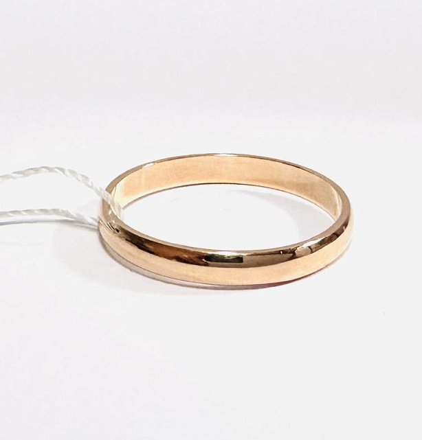 Обручальное кольцо из красного золота (32803016) 4