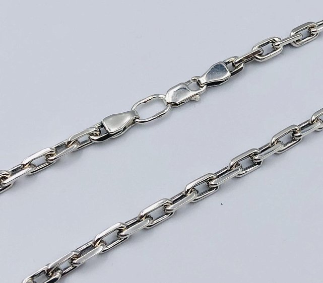 Серебряная цепь с плетением Якорное (33792588) 0