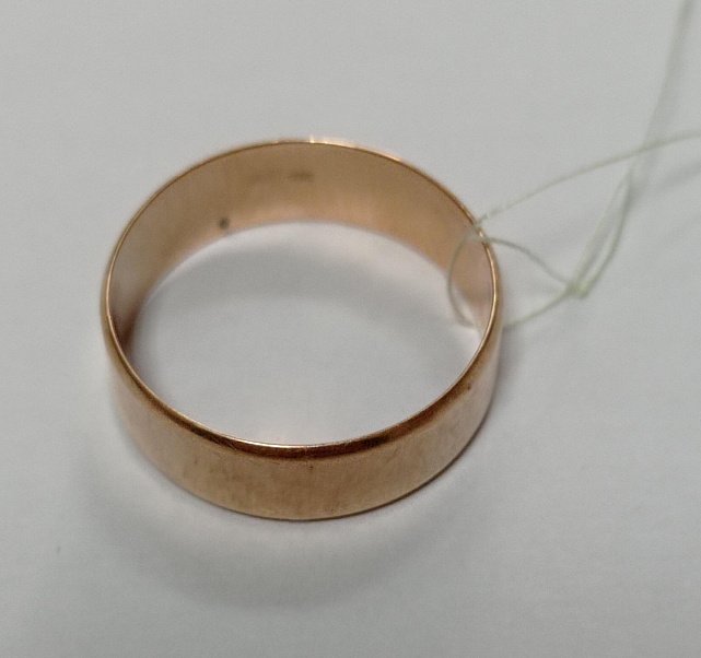 Обручальное кольцо из красного золота (33779261)  2