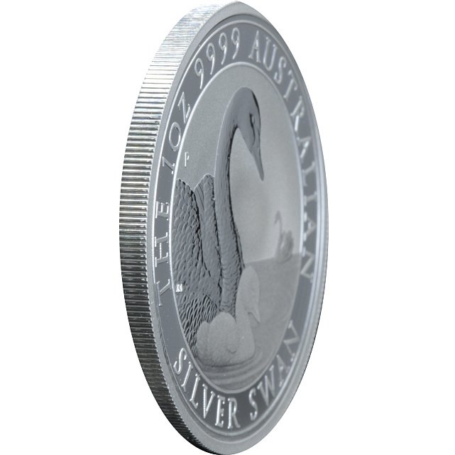 Серебряная монета 1oz Австралийский лебедь 1 доллар 2019 Австралия (33214217) 2
