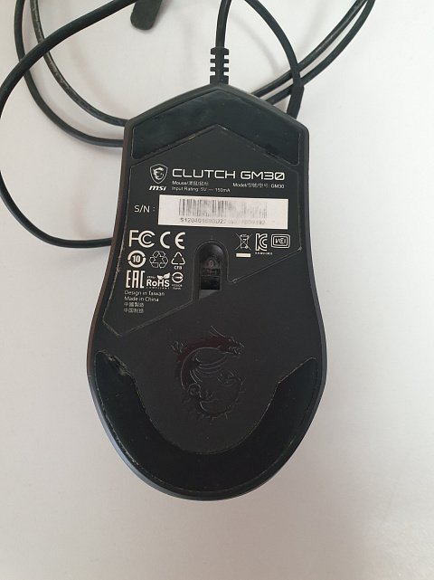 Мышь MSI Clutch GM30 USB  1