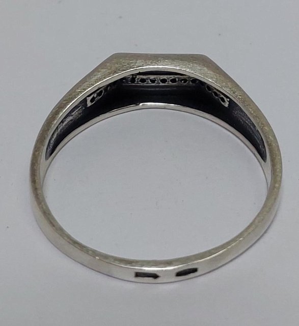 Серебряный перстень с цирконием (33758847) 2