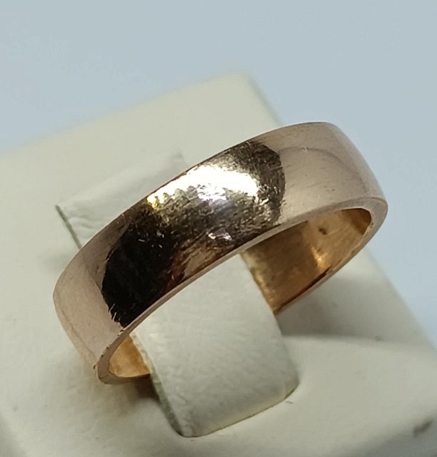 Обручальное кольцо из красного золота (33775544)  2