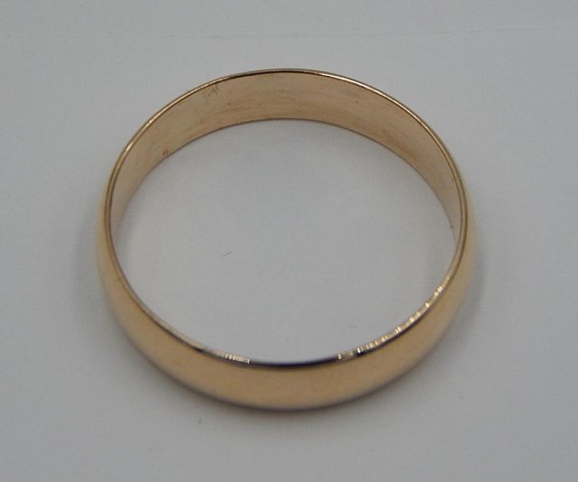 Обручальное кольцо из красного золота (32439541) 3