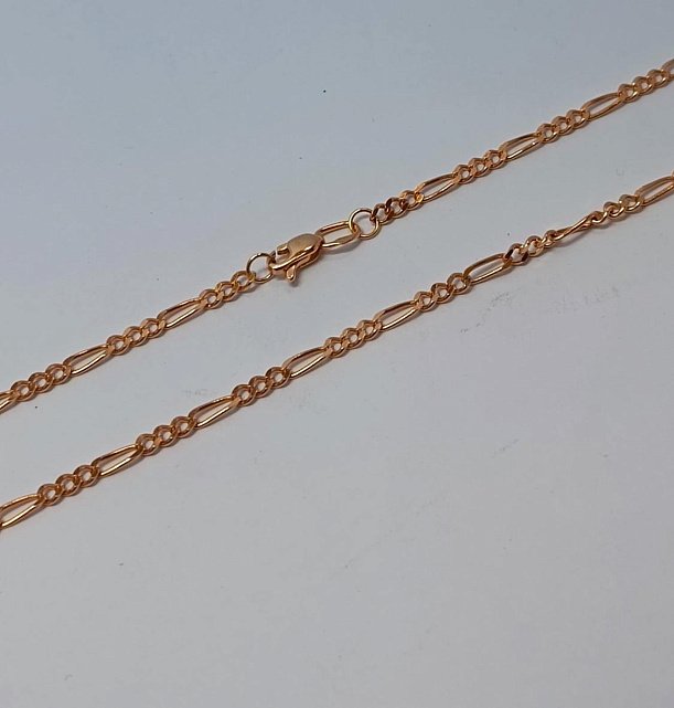 Цепь из красного золота с плетением морское Якорное (33025646) 0