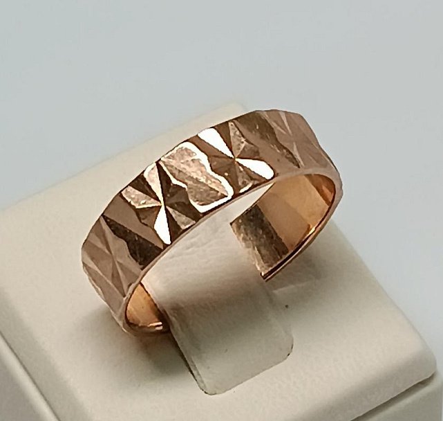 Обручальное кольцо из красного золота (33808947)  1