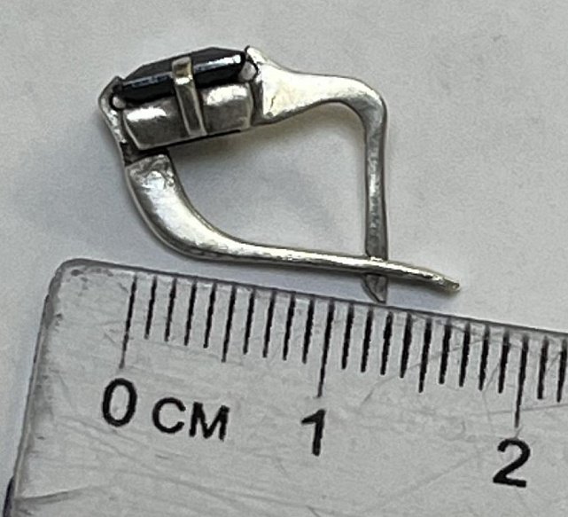 Срібні сережки з цирконієм (33469461) 2