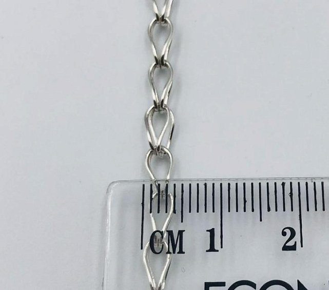 Серебряная цепь с плетением Фантазийное (32537485) 1