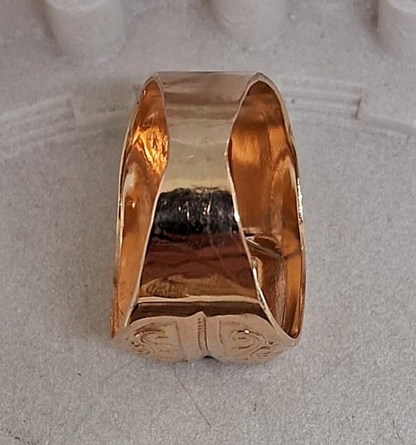 Перстень из красного и белого золота с бриллиантом (-ми) (32658561) 8