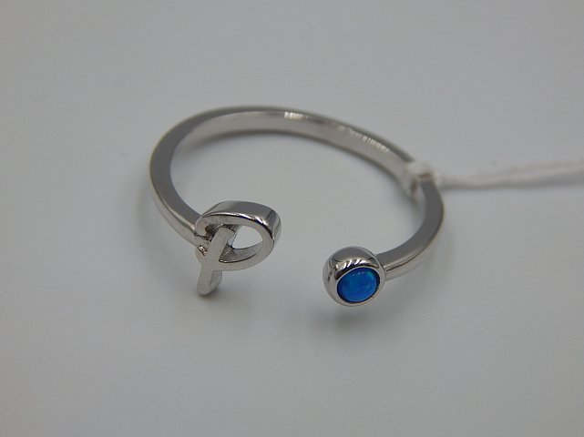 Серебряное кольцо с опалом (33751093) 2