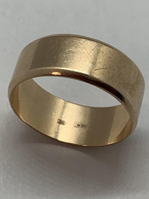 Обручальное кольцо из красного золота (33822409) 1