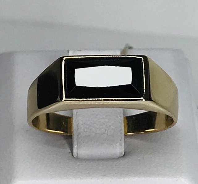 Перстень из красного золота с цирконием (28798698) 0